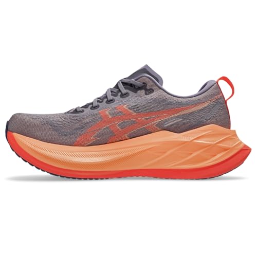 ASICS Unisex SUPERBLAST 2 Running Shoes, 4M / 5.5W, Greyish Purple/Coral Reef