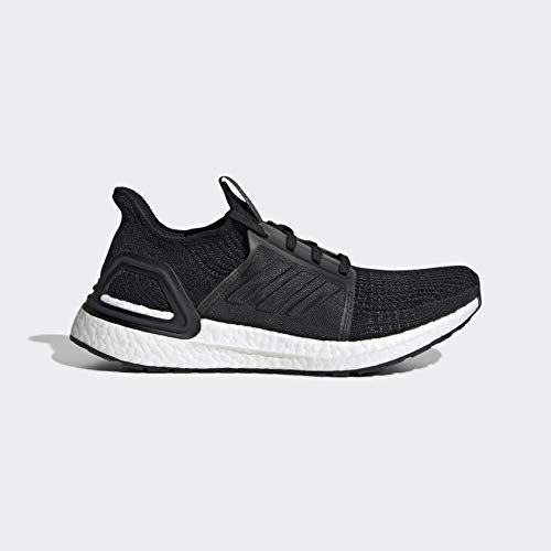 adidas Women's Ultraboost 19, Black/Grey/Solar Orange, 5.5