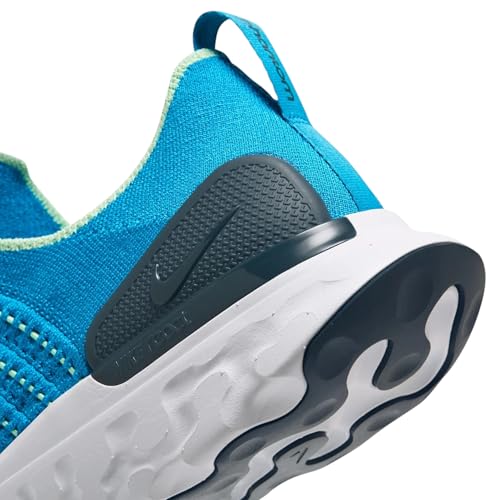 Nike React Phantom Run Flyknit 2 Men's Road Running Shoes (CJ0277-402, Blue Orbit/Vapor Green/Deep Ocean/Blue Orbit) Size 9