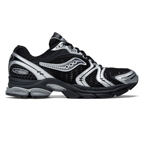 Saucony ProGrid Triumph 4 Shoes - Black/Silver II - 12.0