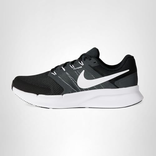 Nike Women's Run Swift 3 Road Running Shoes, Black/White-Dark Smoke Grey, 10
