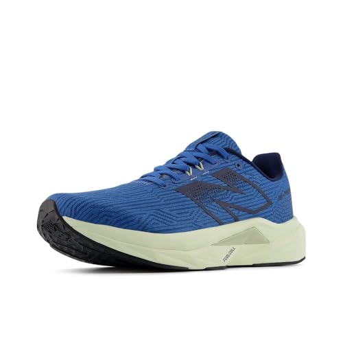 New Balance Men's FuelCell Propel V5 Running Shoe, Sea Stone/Olivine/Mineral, 13 M