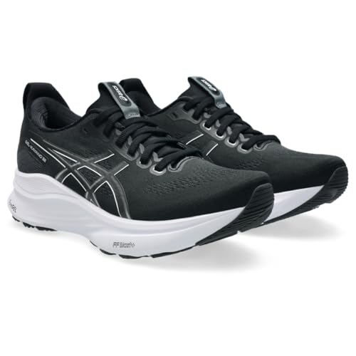 ASICS Women's Gel-Kayano 32 Running Shoes, 8, Black/White