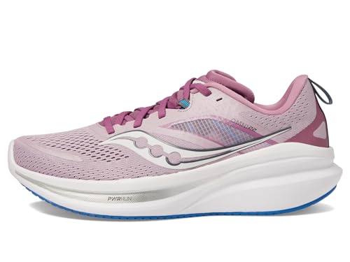 Saucony Women's Omni 22 Sneaker, Orchid/Cobalt, 11