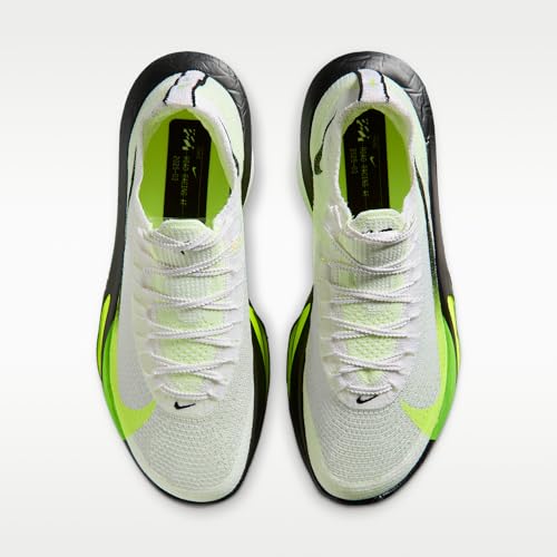Nike Alphafly 3 Men's Road Racing Shoes (White/Volt/Barely Volt/Black) Size 9