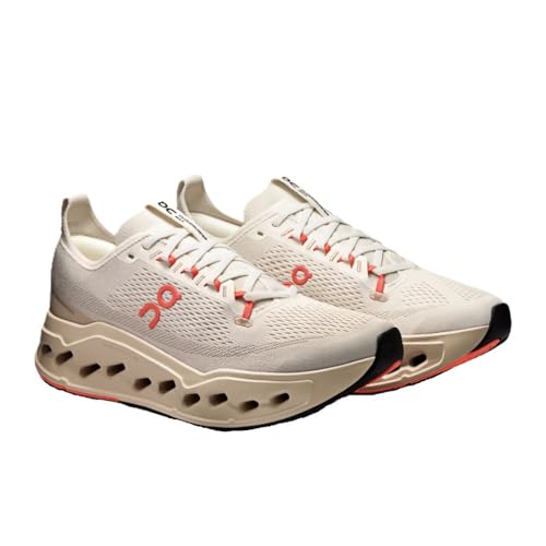 On Mens Cloudsurfer Max Ivory/Salmon 10 M