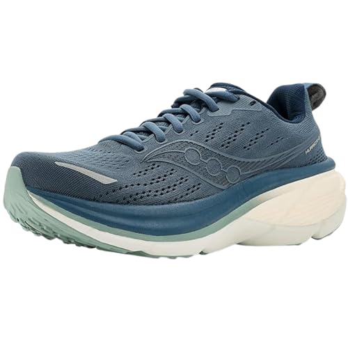 Saucony Men's Hurricane 25 Sneaker, Dusk/Iceberg, 12.5