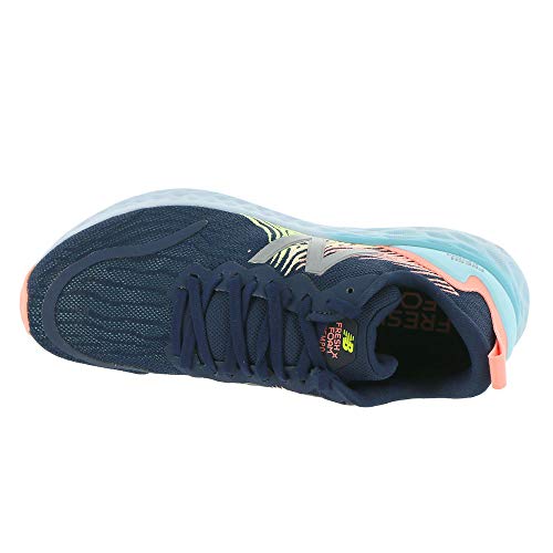 New Balance Women's Fresh Foam Tempo V1 Running Shoe, Natural Indigo/Ginger Pink/Lemon Slush, 8 M US