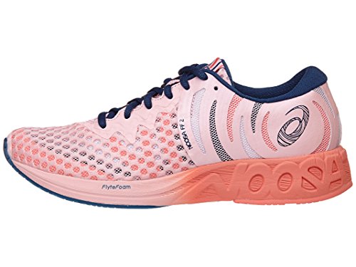 ASICS Noosa FF 2 Women's Running Shoe, Seashell Pink/Dark Blue/Begonia Pink, 8 M US