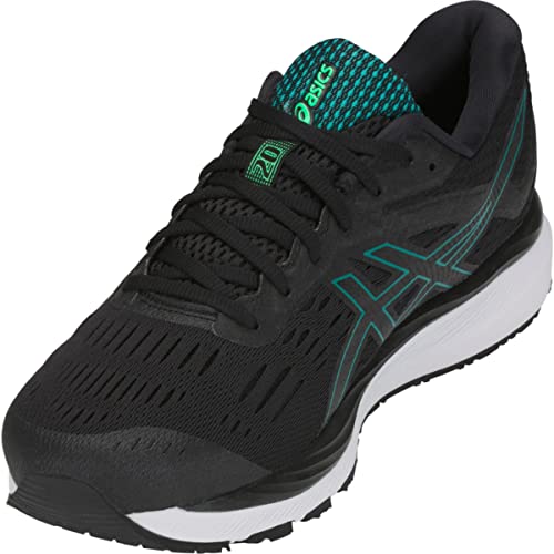 ASICS Men's Gel-Cumulus 20 Running Shoes, 10.5, Black/Beryl Green