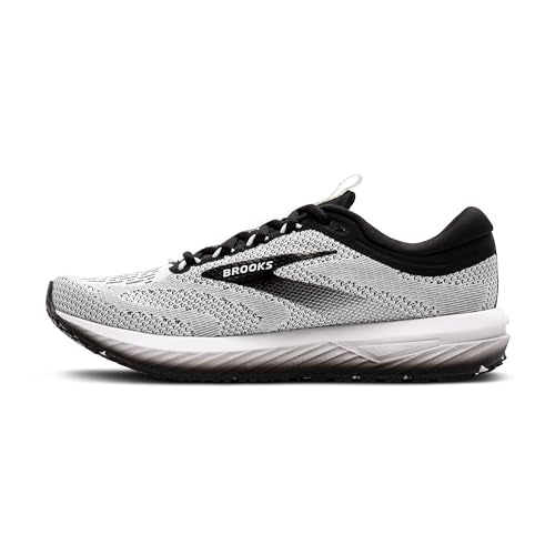 Brooks Men’s Revel 7 Neutral Running Shoe - White/Black - 10 Medium