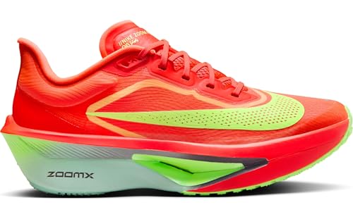 Nike Zoom Fly 6 Women's Road Racing Shoes (FN8455-601, Bright Crimson/Lime Blast/Mint Foam/Cave Purple) Size 9