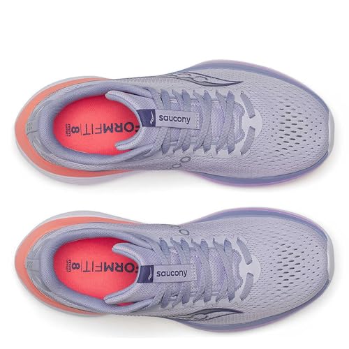 Saucony Women's Endorphin Trainer Sneaker, Aster/Marine, 9.5