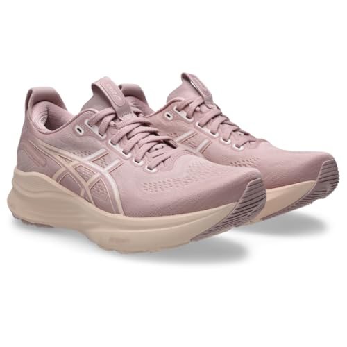 ASICS Women's Gel-Kayano 32 Running Shoes, 8.5, MORGANITE/Pearl Pink