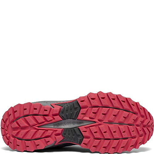 Saucony Women's Excursion TR14 Trail Running Shoe, Charcoal/Coral, 7.5