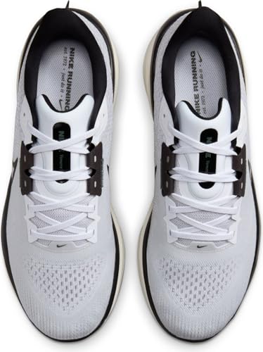 Nike Vomero 17 Men's Road Running Shoes (FB1309-104, White/Pure Platinum/Vintage Green/Black) Size 8