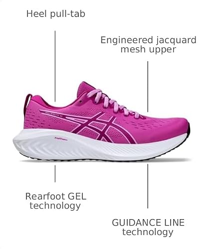 ASICS Women's Gel-Excite 10 Running Shoes, 6.5, Bold Magenta/Lavender Glow