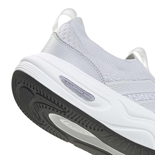 adidas Men's Cloudfoam Cuxxion - Sock, Solid Grey/Dash Grey/White, 13