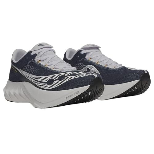 Saucony Men's Endorphin Pro 4 Sneaker, Dusk/White, 9