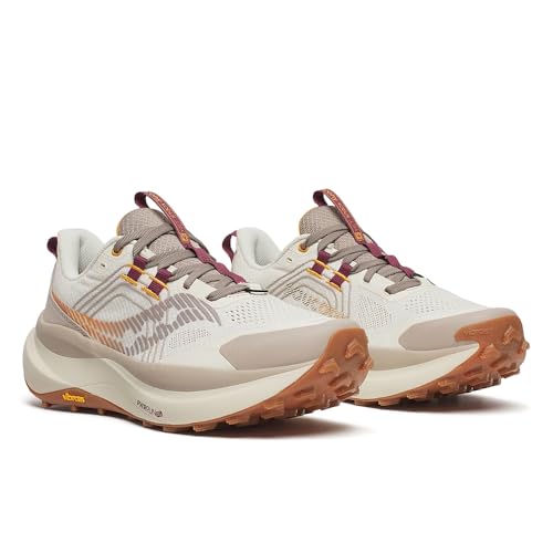 Saucony Women's Xodus Ultra 4 Sneaker, Almond/Barle, 7