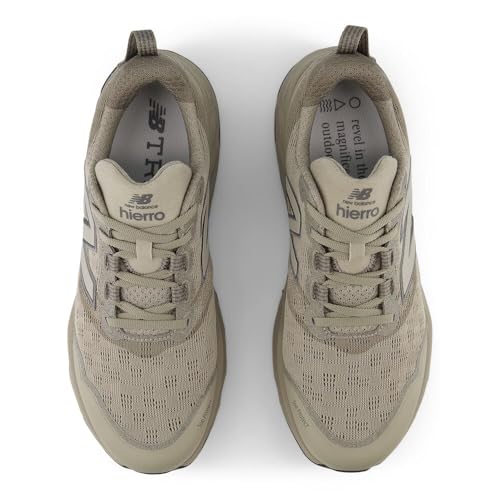 Men's New Balance Fresh Foam X Hierro v9 Trail Shoes in Arid Stone/Castlerock alternate view 5
