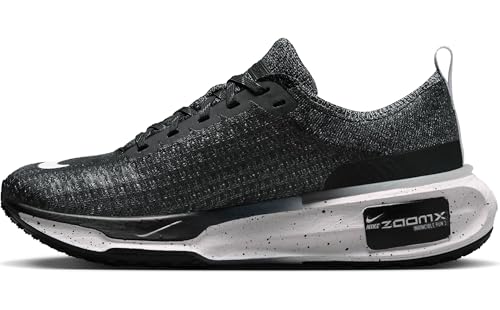 Nike Men's Invincible 3 Road Running Shoes (Black/White, us_Footwear_Size_System, Adult, Men, Numeric, Medium, Numeric_12_Point_5)