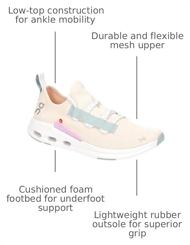ON Womens Cloudeasy Mesh Fawn Surf Trainers 9.5 US