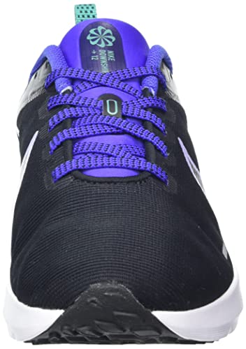 Nike Nike Downshifter 12 Womens Sneaker, Black/Lt Thistle-Lapis-White-Neptune Green, 5.5 US