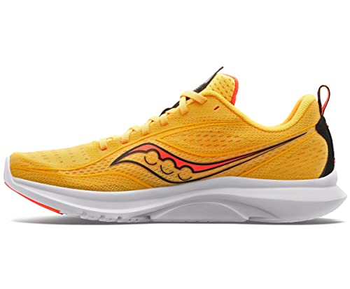 Saucony Men's Kinvara 13 Running Shoe, VIZIGLD/VIZIRED, 14