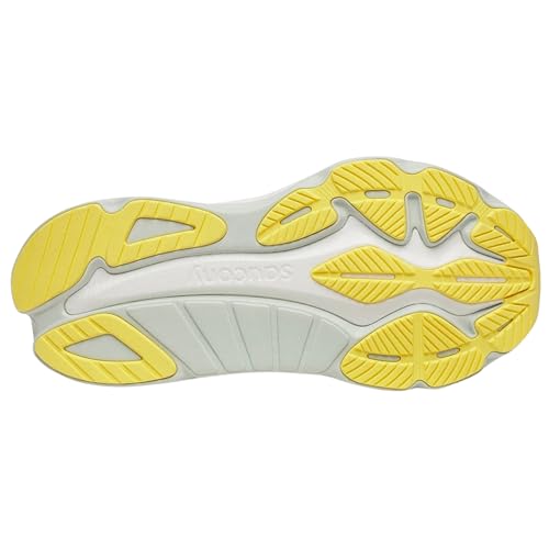 Saucony Women's Hurricane 24 Sneaker, White/Foam, 11