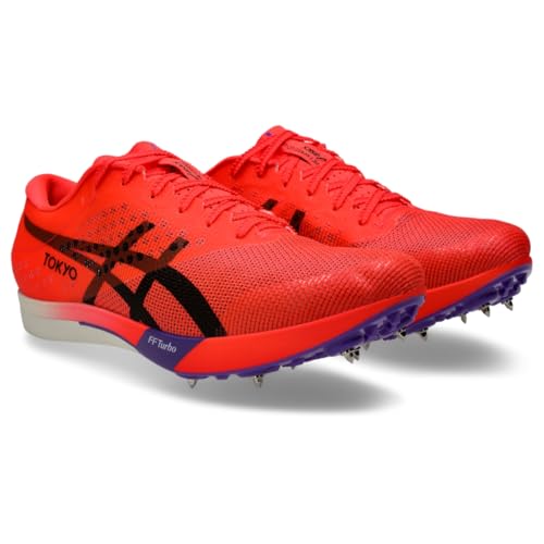 ASICS Unisex METASPEED LD LE 2 Track & Field Shoes, 12M / 13.5W, Flash RED/Black