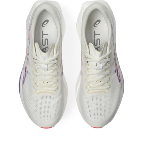 ASICS Men's SONICBLAST Running Shoes, 9.5, Cream/Blue Fade