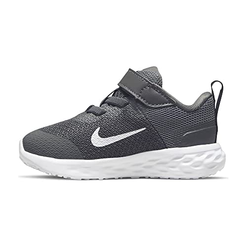 Nike Revolution 6 Nn (GS), Unisex Children's Gymnastics Shoes, Iron Grey White Smoke Grey, 5.5 US