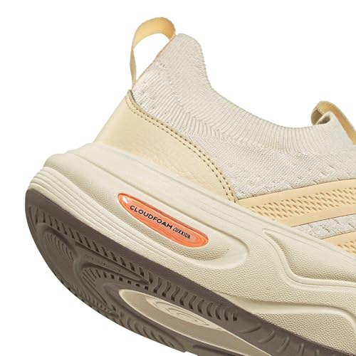 adidas Women's Cloudfoam Cuxxion - Sock, Wonder White/White/White, 9