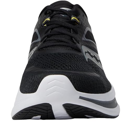 Saucony Women's Omni 22 Sneaker, Black/White, 8