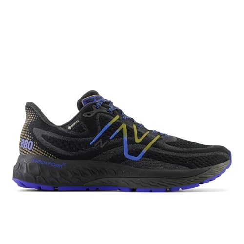 New Balance Men Fresh Foam X 880 V13 Gore-Tex Black/Marine Blue 9 Medium