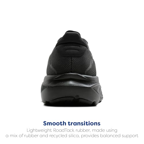 Brooks Men’s Ghost 18 Neutral Running & Walking Shoe - Black/Black/Ebony - 13 Wide