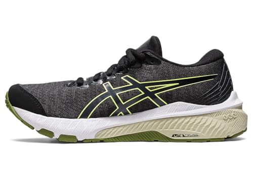 ASICS Kid's GT-2000 11 Grade School Running Shoes, 1.5, Black/Cactus