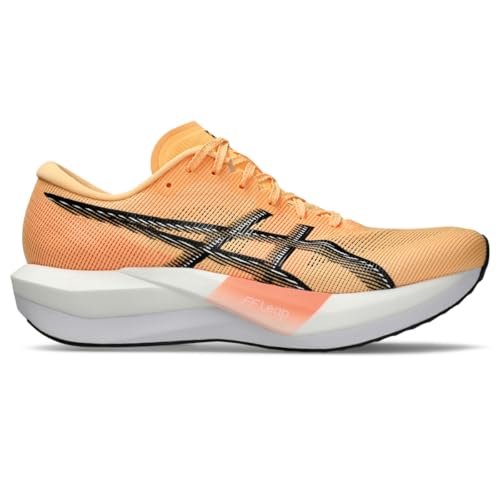 ASICS Unisex Magic Speed 5 Running Shoes, 9.5M / 11W, Orange Glow/Black
