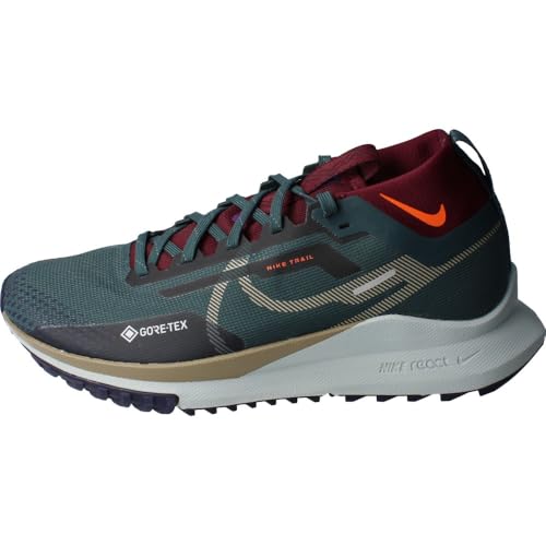 Nike React Pegasus Trail 4 GTX V2 Mens Running Trainers HM9728 Sneakers Shoes (UK 7.5 US 8.5 EU 42, deep Jungle Khaki Night Maroon 300)