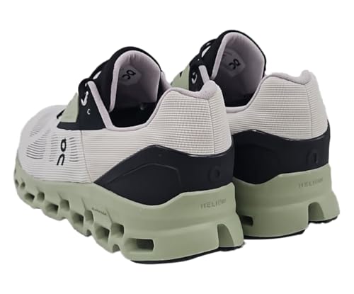 On Cloudstratus Mens Shoes Size 8.5, Color: White/Black-White