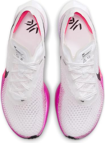 Nike Vaporfly 3 Women's Road Racing Shoes (DV4130-104, White/Vivid Purple/Purple) Size 7