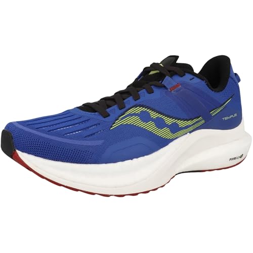 Saucony Men's Tempus Sneaker, Blue Raz/Acid, 9
