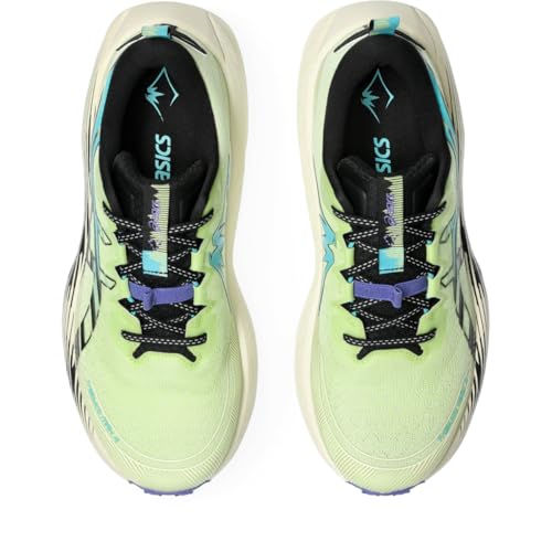 ASICS Men's Trabuco Max 4 Running Shoes, 10.5, Lime Green/Black
