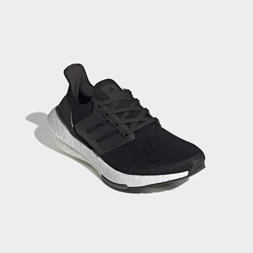 adidas Women's Ultraboost 21, Black/Black/Grey, 8.5