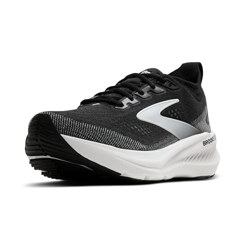 Brooks Men’s Glycerin GTS 23 Supportive Running Shoe - Black/Grey/White - 10.5 Medium