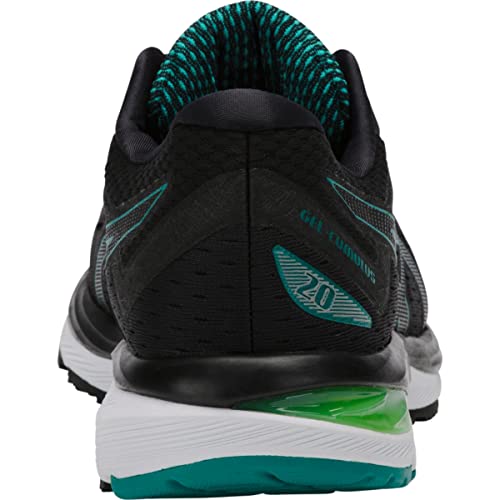 ASICS Men's Gel-Cumulus 20 Running Shoes, 10.5, Black/Beryl Green