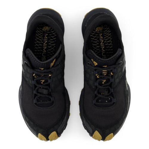 Women's New Balance Minimus Trail v1 Trail Shoes in Black/Black/Great Plains alternate view 5