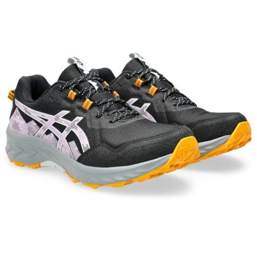 ASICS Women's Gel-Venture 10 Running Shoes, 8, Black/Light UBE