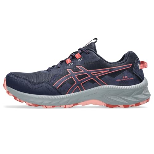 ASICS Women's Gel-Venture 10 Trail Running Shoes, 9, Midnight/Indigo Fog